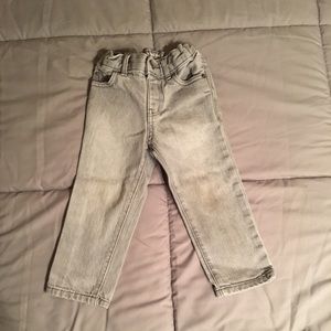 Toddler boy skinny jeans gray